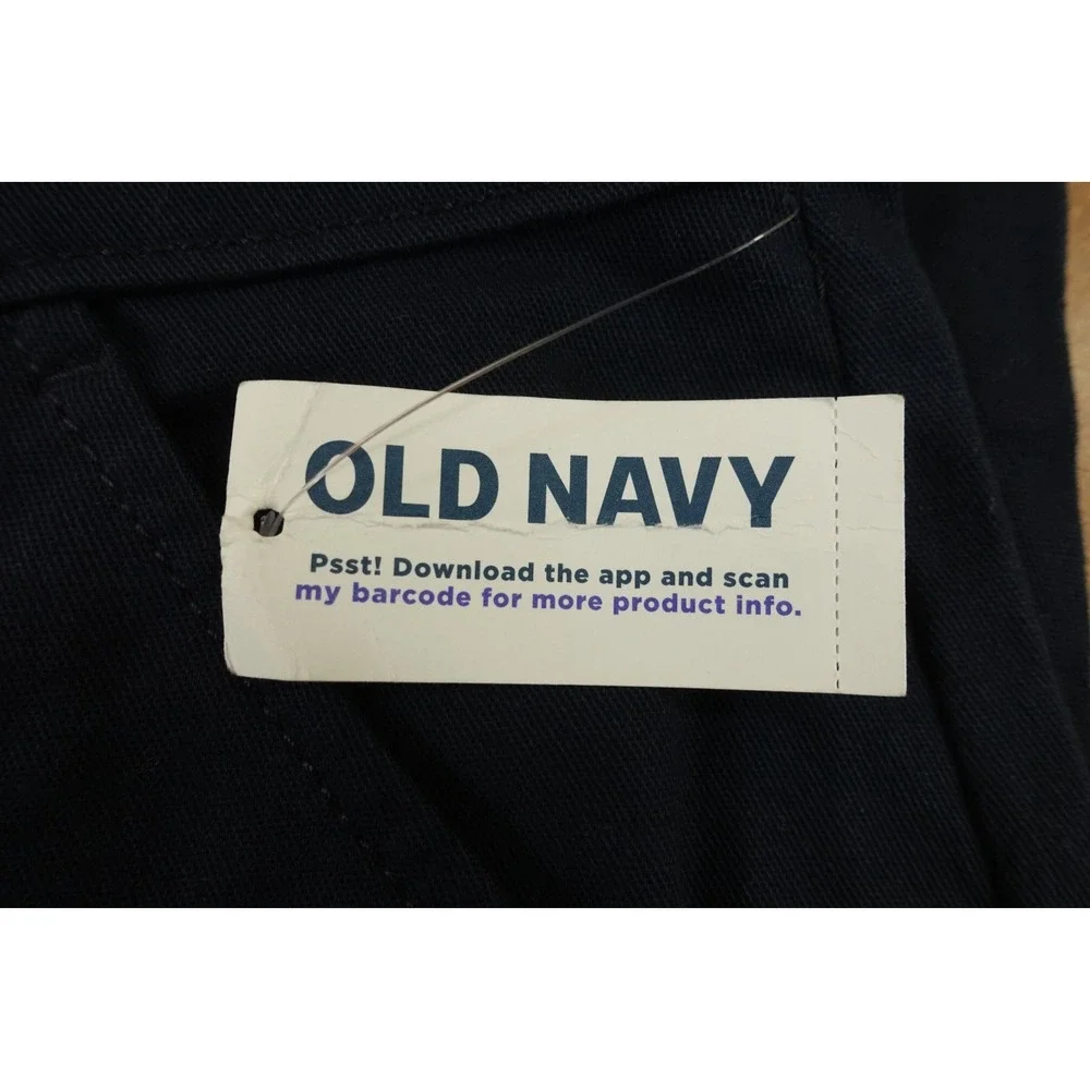 Old Navy Girls Size 20 Plus Blue School Uniform Boot-Cut Chino Pants NWT